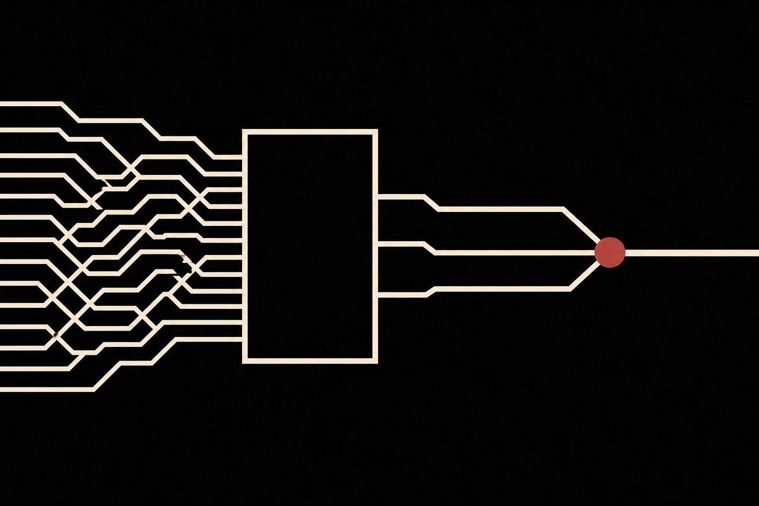 Abstract decision paths converging into an executable operating sequence